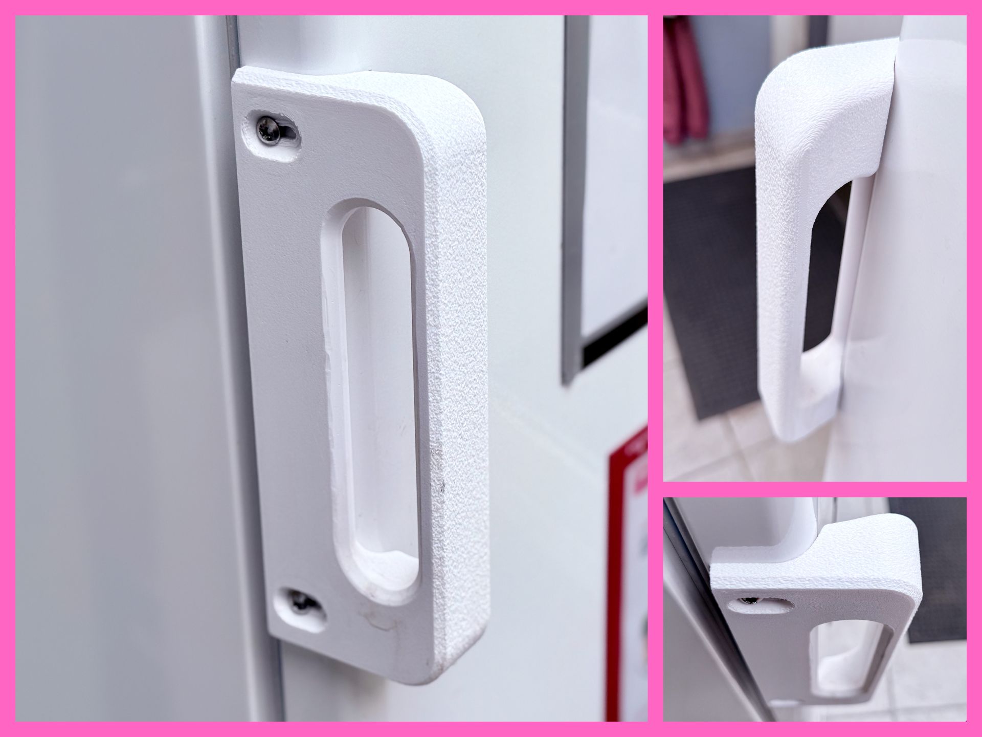 Slightly Over Engineered Fridge Handle That Will Outlive the Fridge