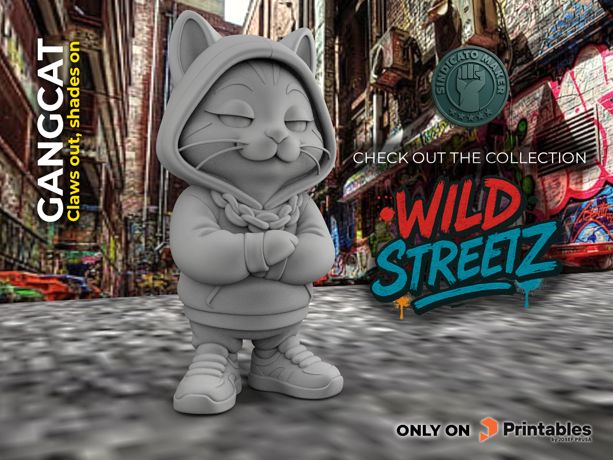 Gangcat - Claws out, shades on