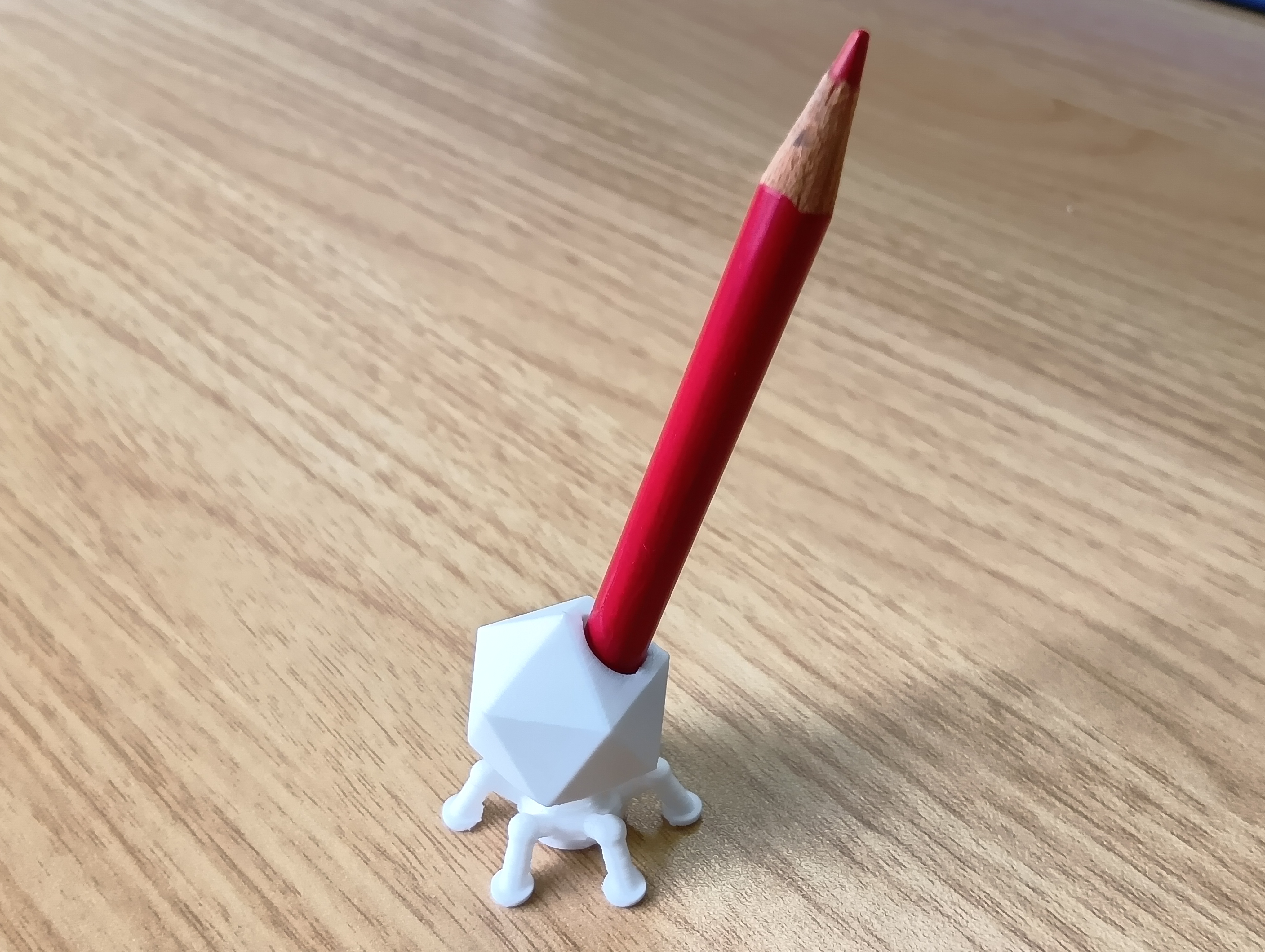 T7 Phage-Shaped Pencil Holder