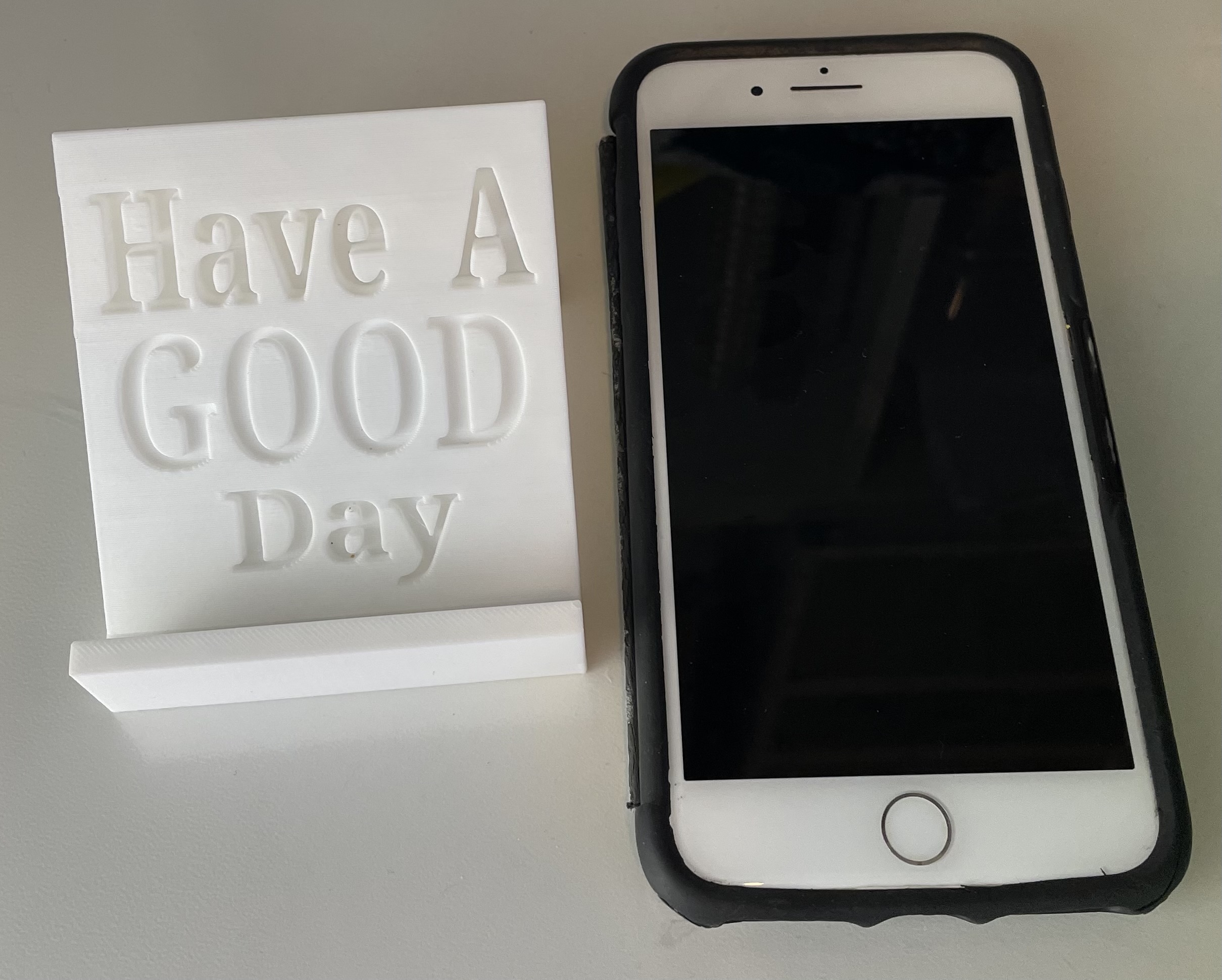 Phone Holder with Positive Message