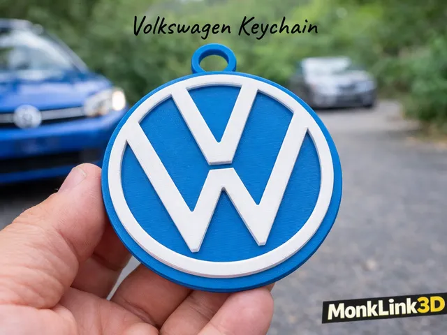 Volkswagen Logo Keychain