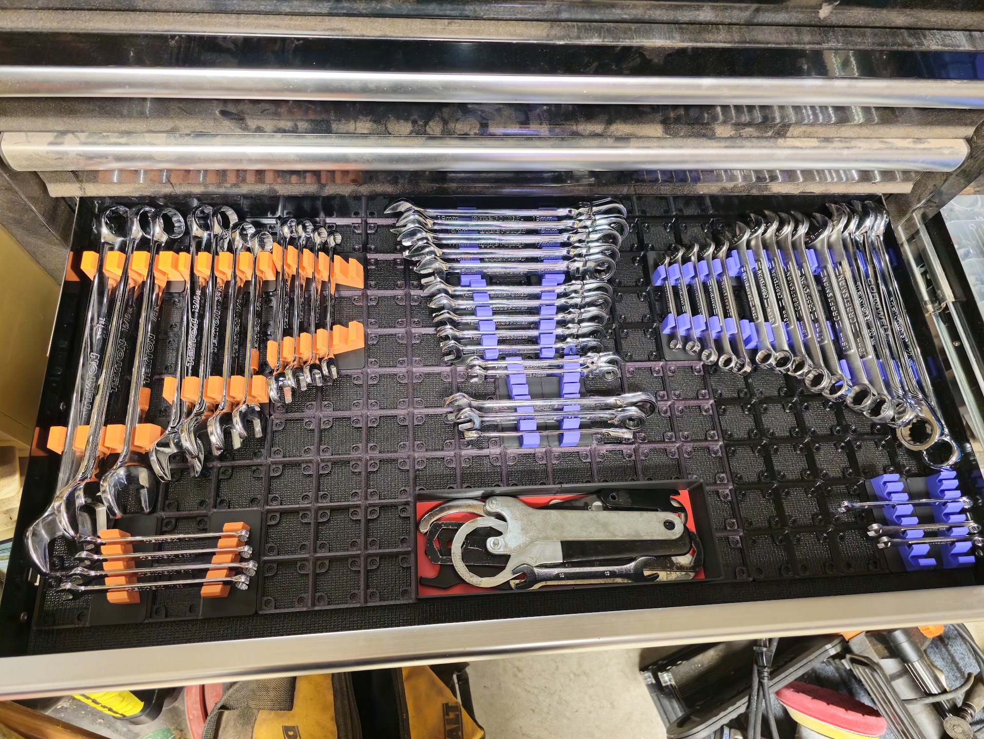 Gridfinity Wrench Holder System - with Magnets!