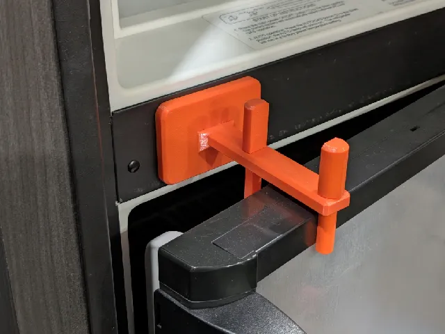 Dometic RV fridge door keeper