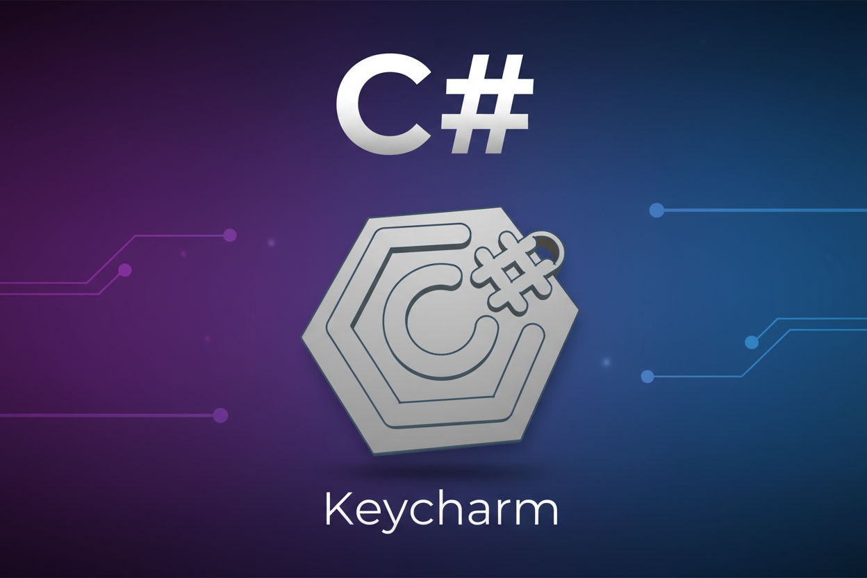 C# Logo Keycharm