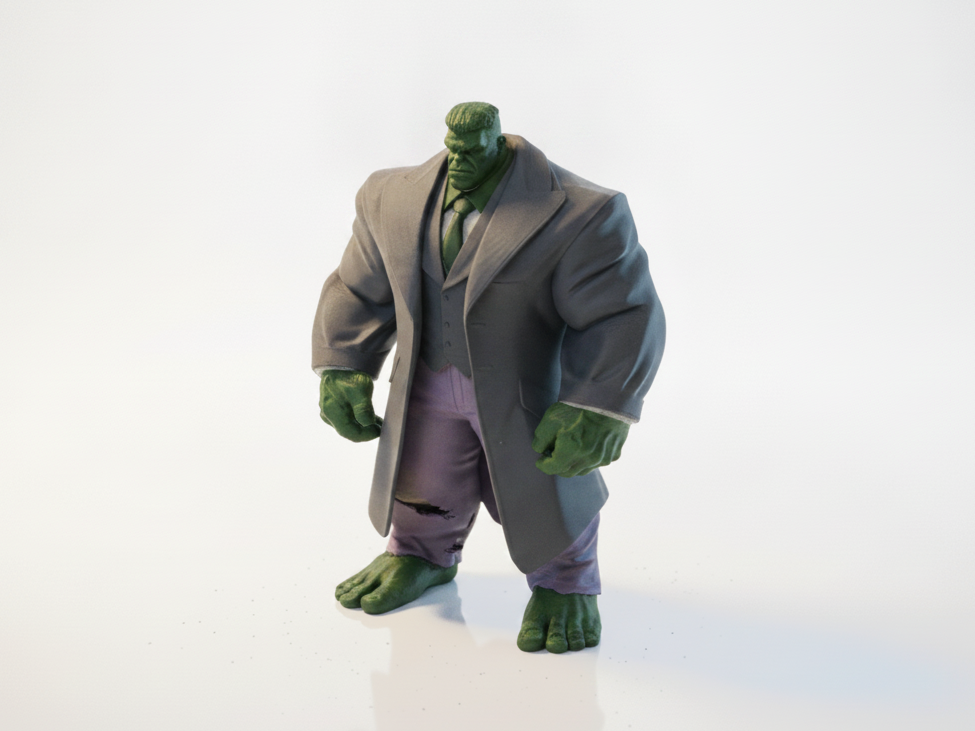 Dapper Hulk Figurine Marvel 3D Printable