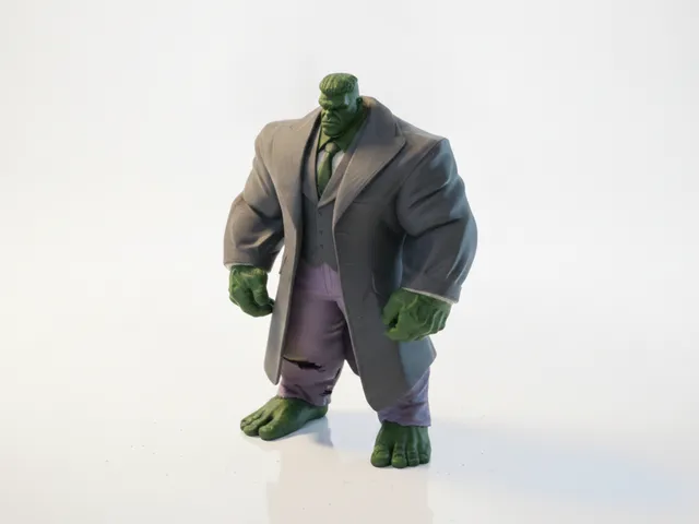 Dapper Hulk Figurine Marvel 3D Printable
