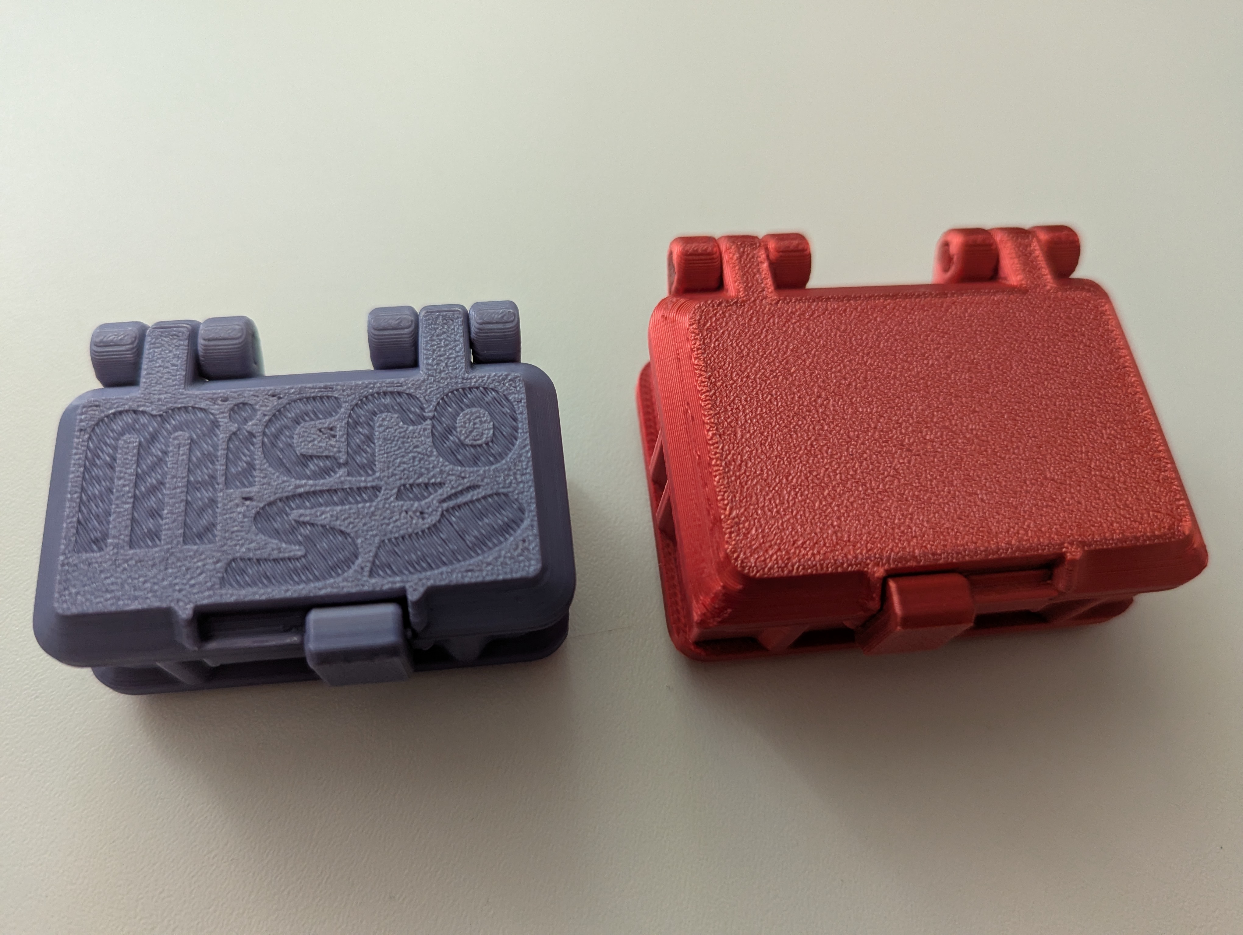 Miniatura 2 do modelo 3D Micro SD Box Case