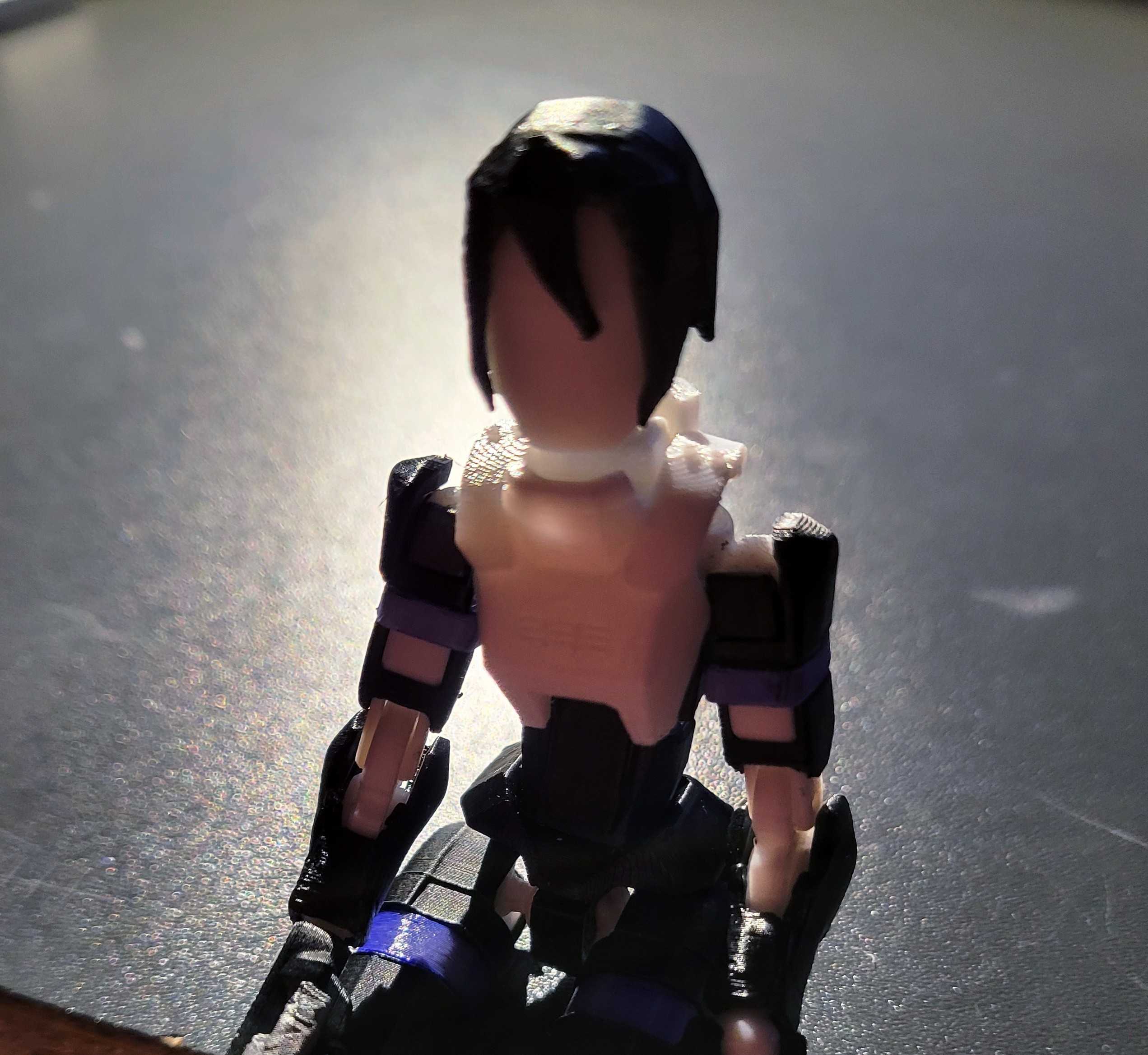 Signalis Elster hair 3D model thumbnail