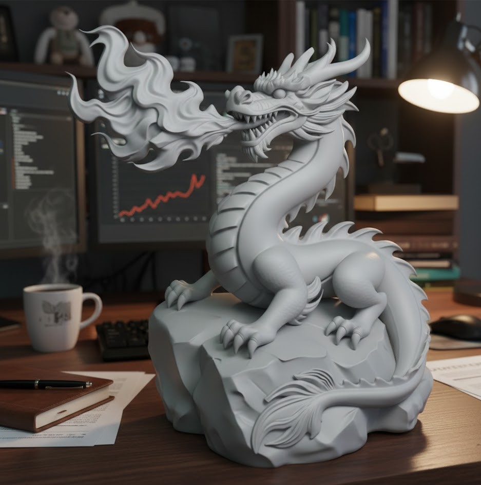 terrestrial dragon, breathing fire