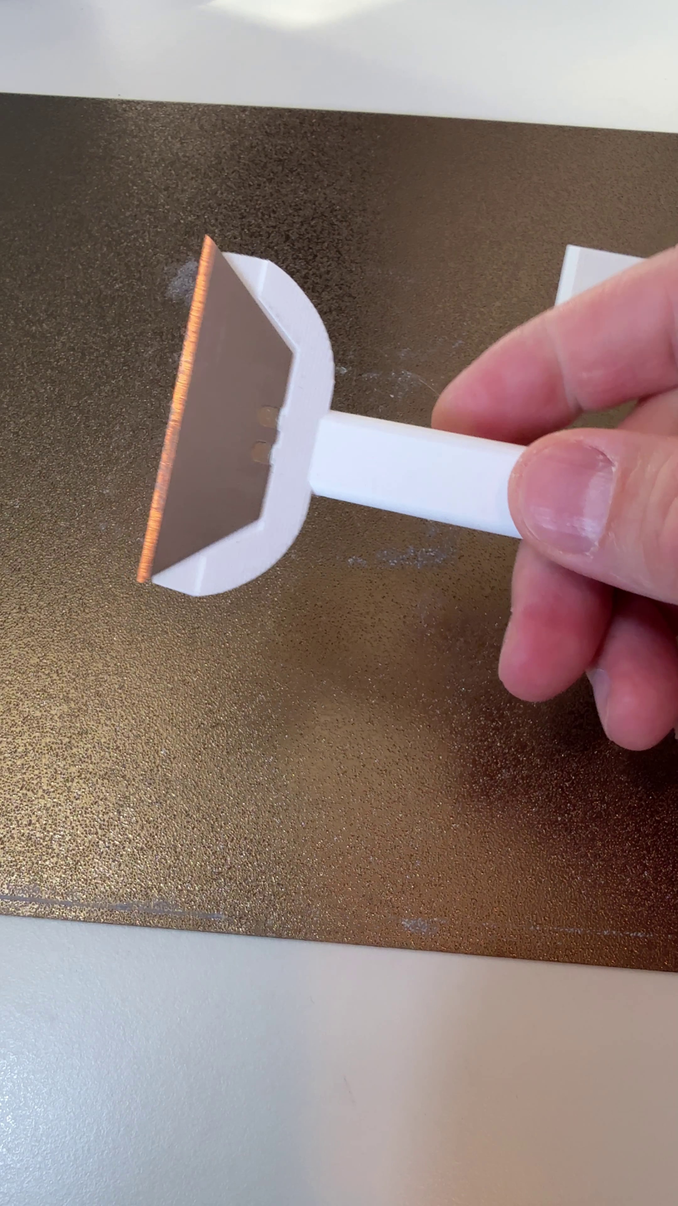 T-blade holder precision scraper (with metal)
