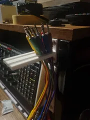 19" Rack Mountable Synth Patch Cable Holder