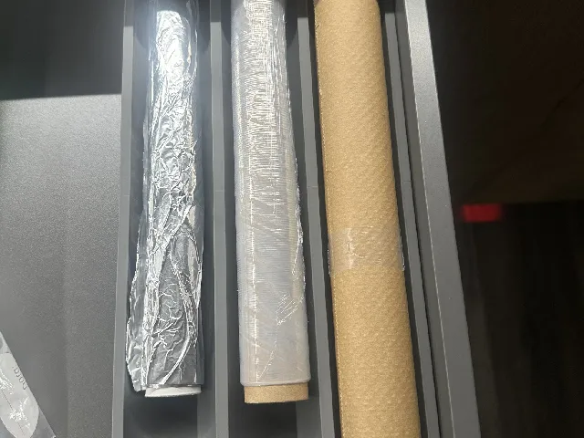 Drawer sorter for alu foil, baking paper and foil
