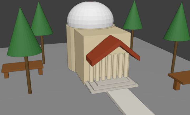 Inspired by the Pantheon 3D model