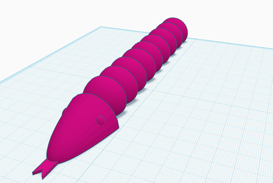 Articulated Snake 3D model by Taurus Tx22