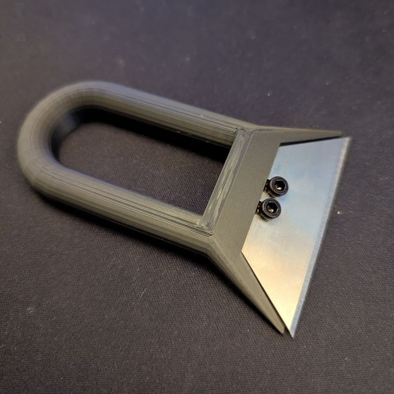 Razor Blade / utility knife Scraper with heat-set insert by oomaxoo7 ...