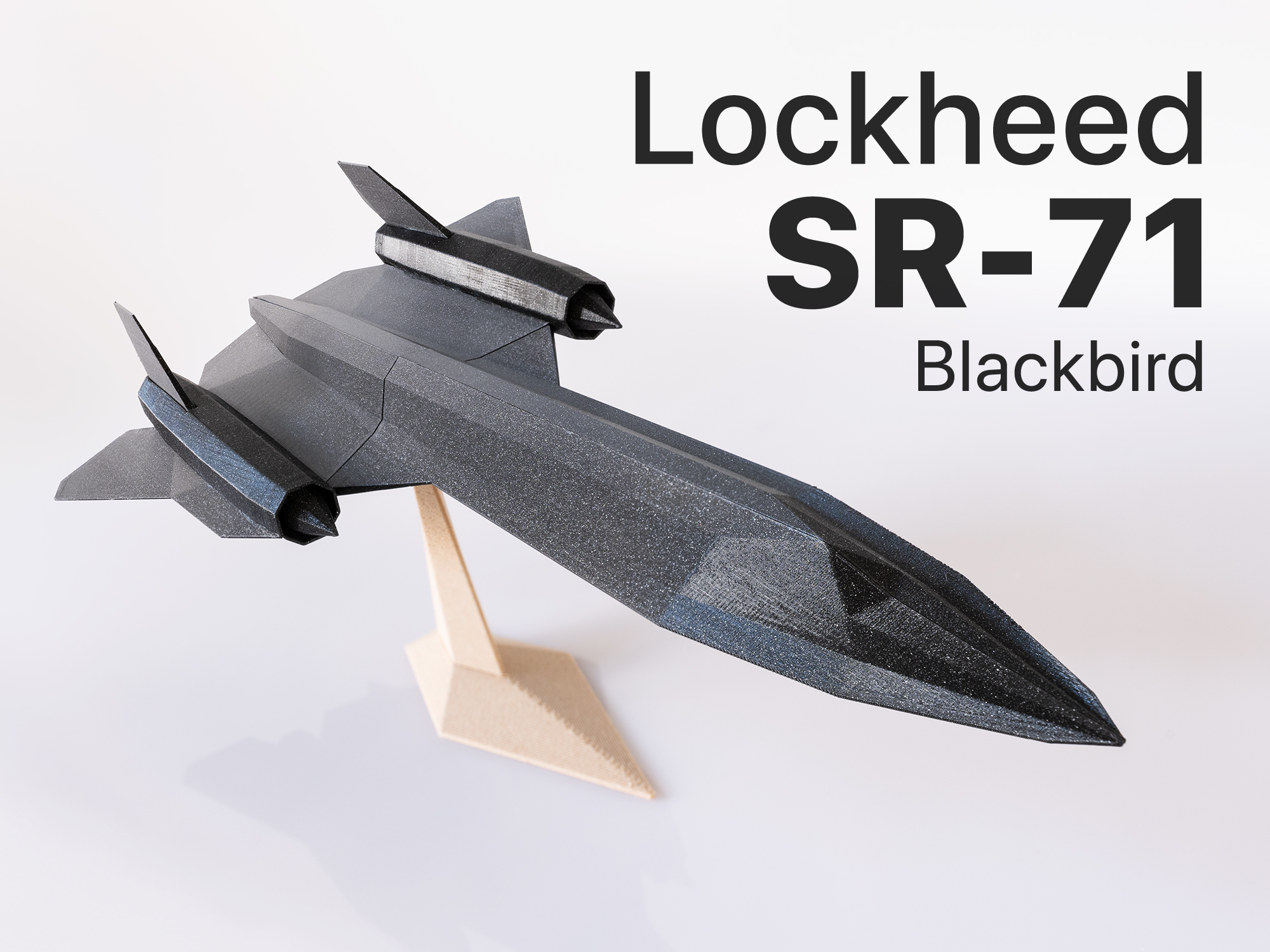 SR-71 Blackbird Display Model