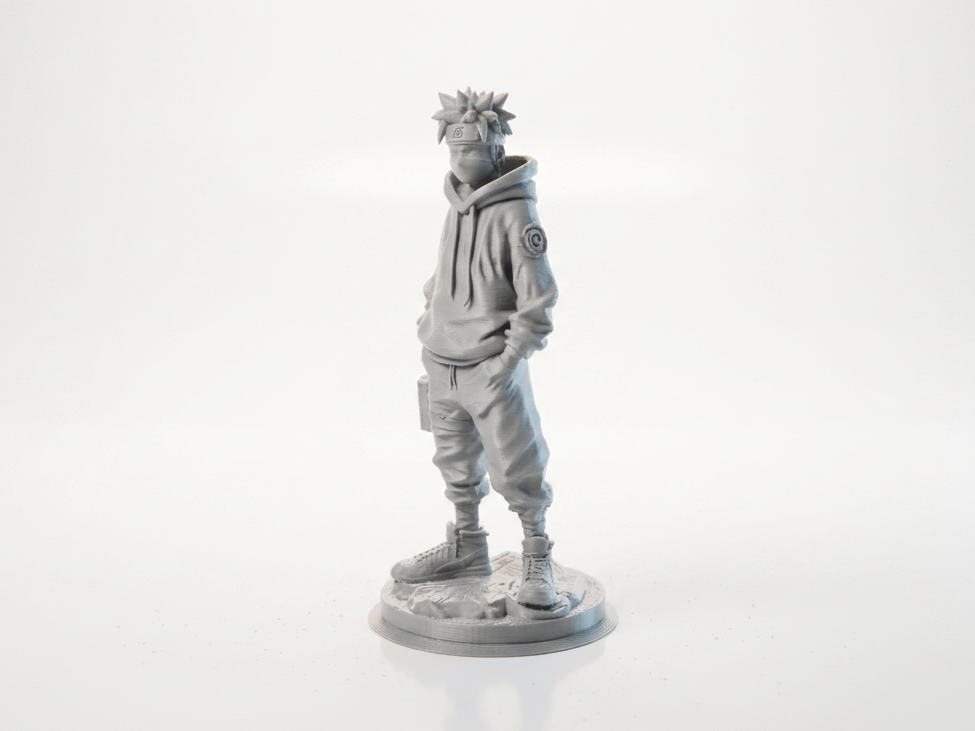 Street Naruto Statue Anime Collectible 3D Printable