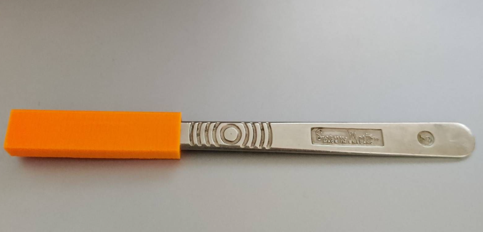 Scalpel blade cover for no.3 handle by AH Prusa i3 MK3S+ Kit