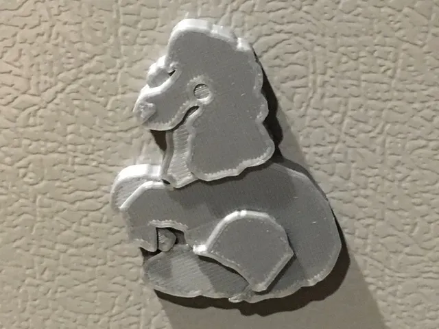 Poodle Magnet