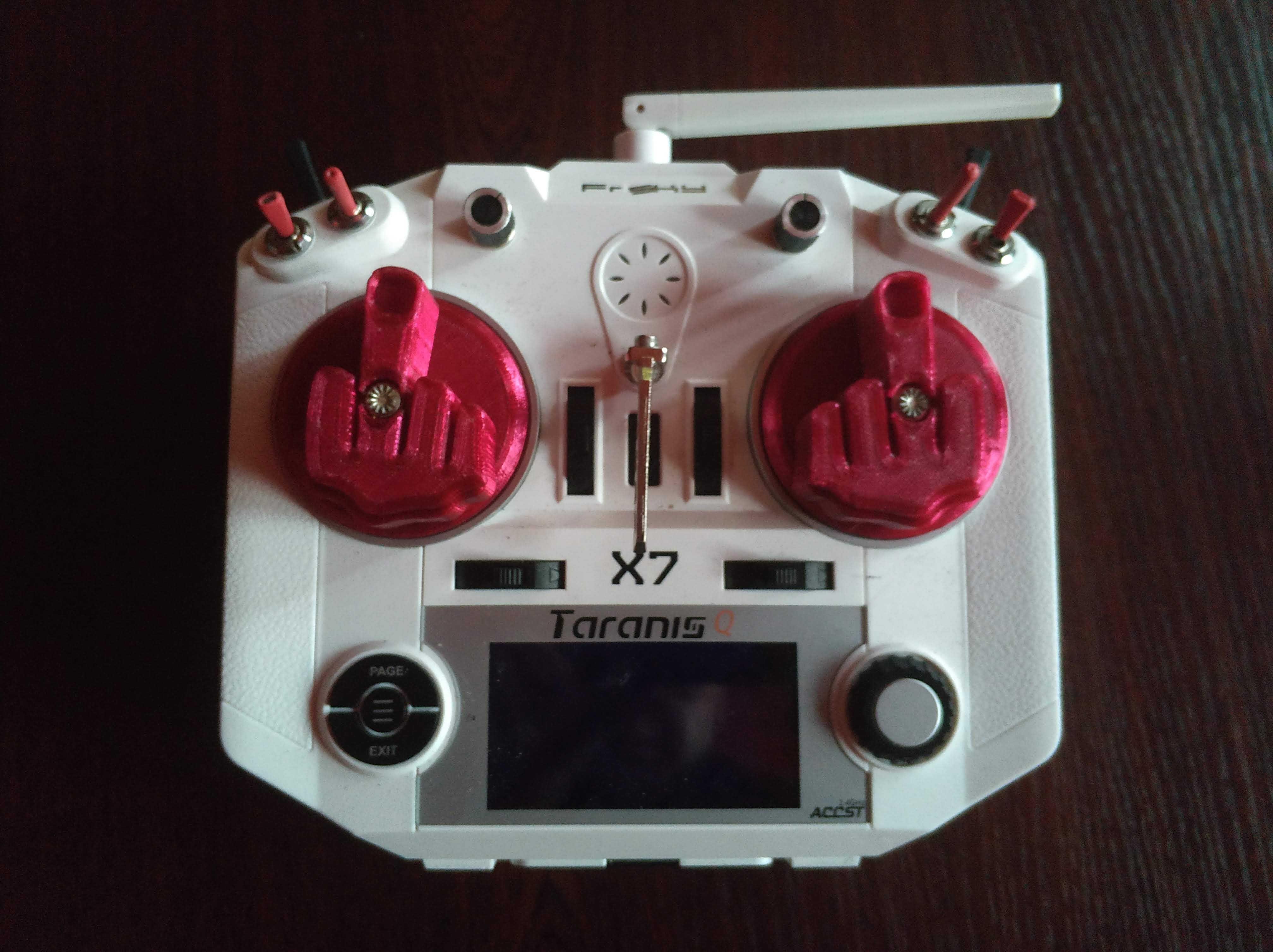 Middle finger gimbal protector by nouc | Download free STL model ...