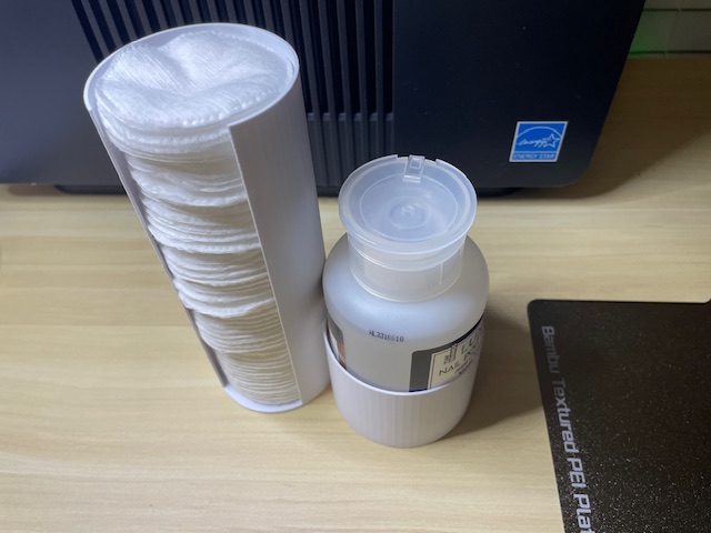 Cotton Rounds & Nail Polish (Isopropyl Alcohol) Dispenser Parametric Storage Container