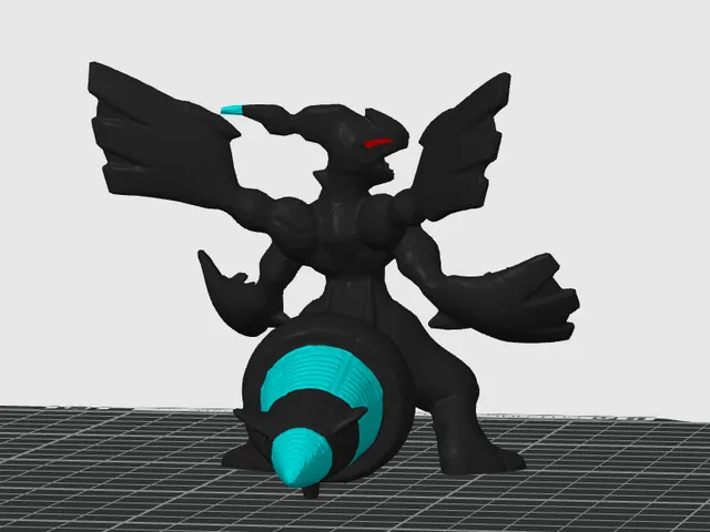 multicolor Zekrom 3 colors Pokémon