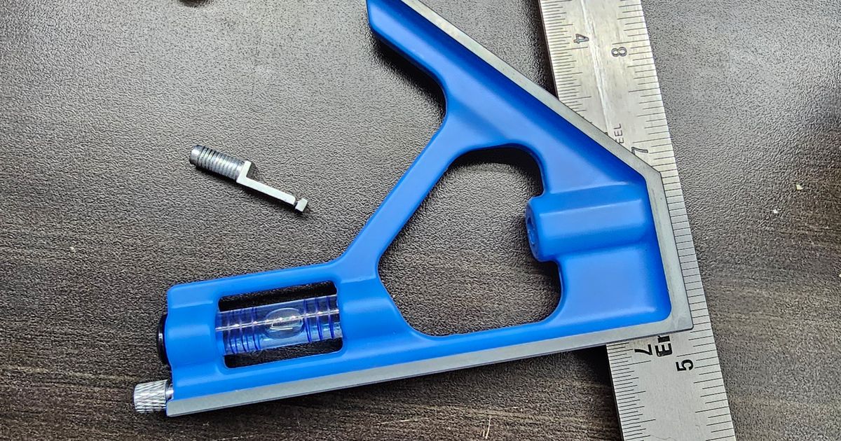 Johnson Combination Square replacement clamp pin by Mae3d products