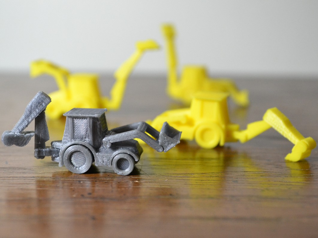 Miniatura 5 do modelo 3D Backhoe