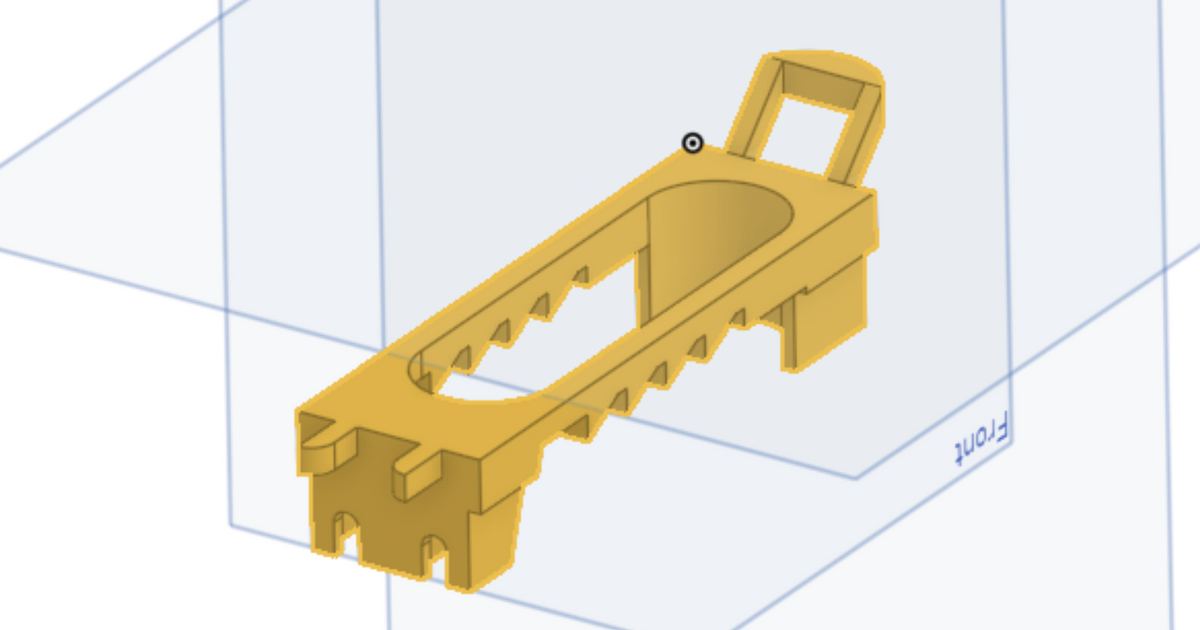 Kneeboard Fin Adjustment Part by BigBeeGuy Download free STL model