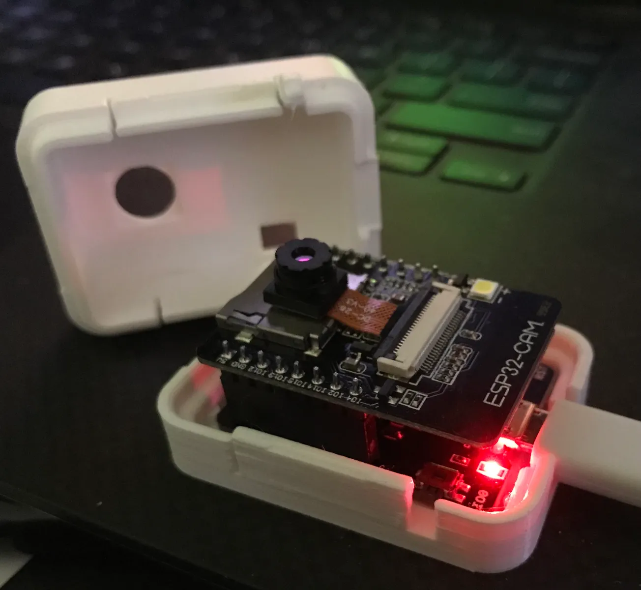 Best Overall White ESP32 Cam Case Opened