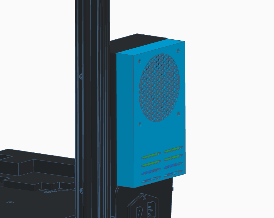 Sovol SV06/SV06 Plus Ultimate Raspberry Pi/92mm Fan PSU Case
