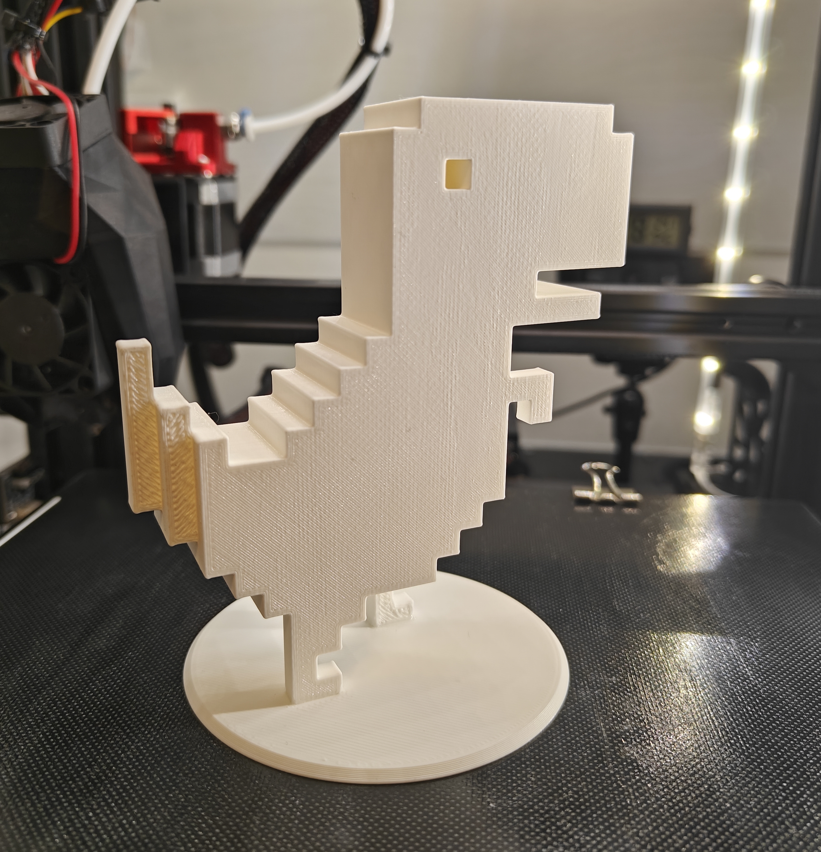 Google Dino Stand 3D model thumbnail