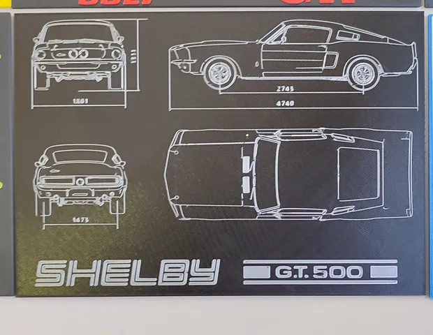 Blueprint Shelby GT500 1967