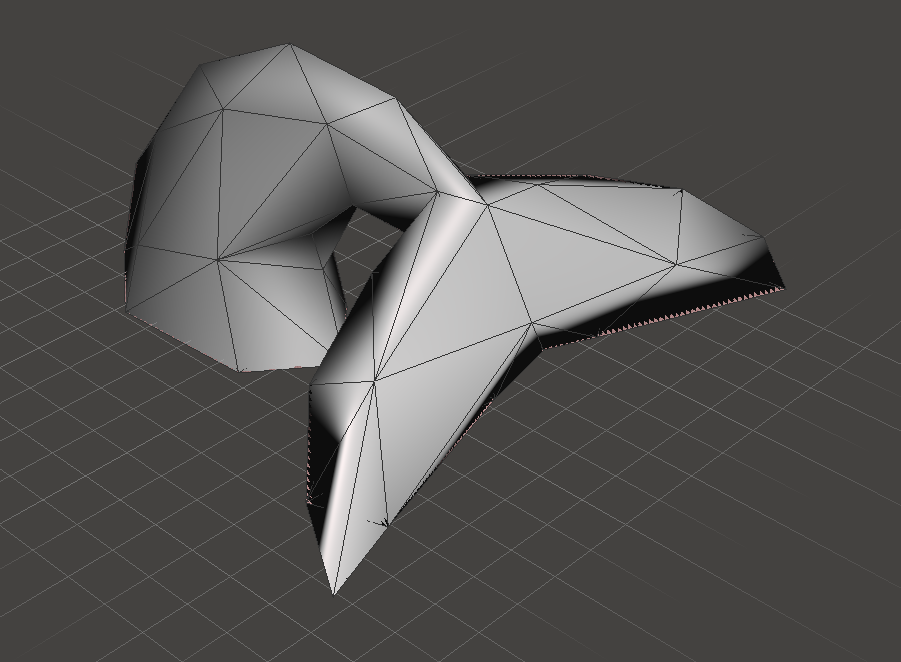 Miniatura 3 do modelo 3D Low Poly Whale Tail