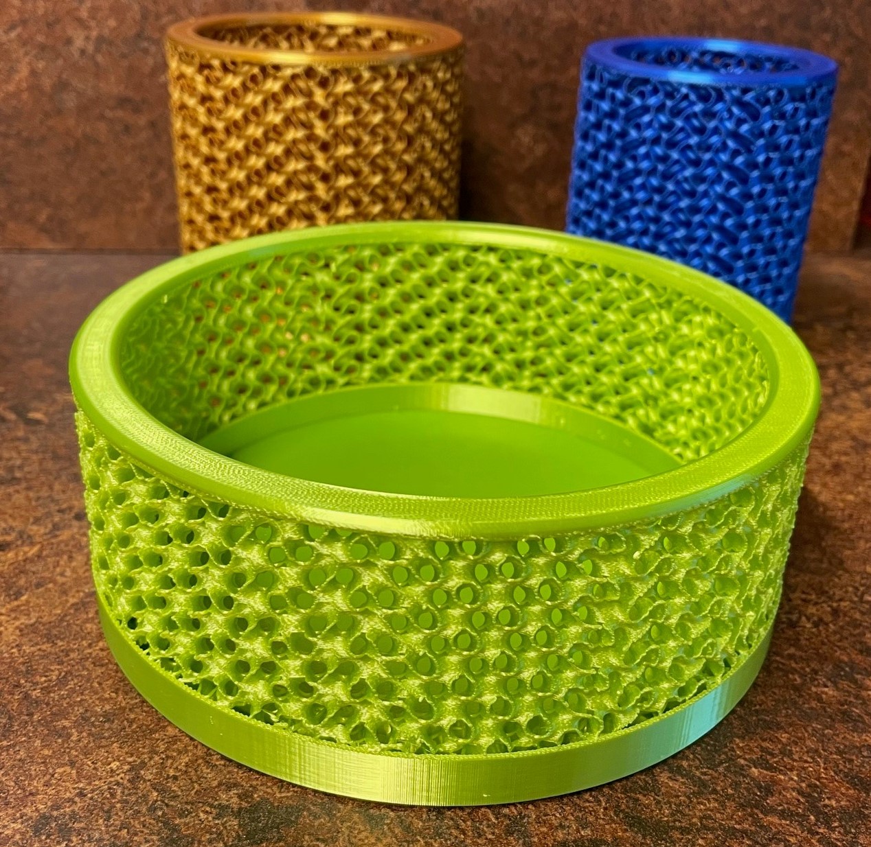 Bowl Gyroid Round - Schüssel Gyroid Rund
