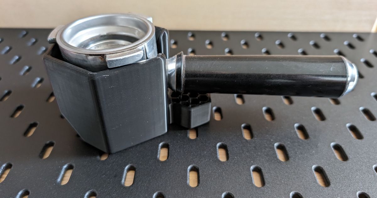 Hexagon Tamping Station for Delonghi EC 685 51mm Portafilter Tamper by