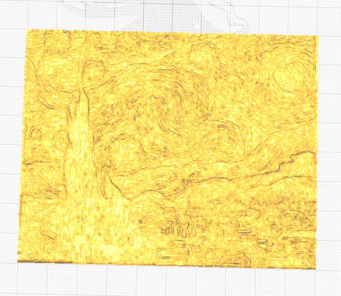 starry night litophane