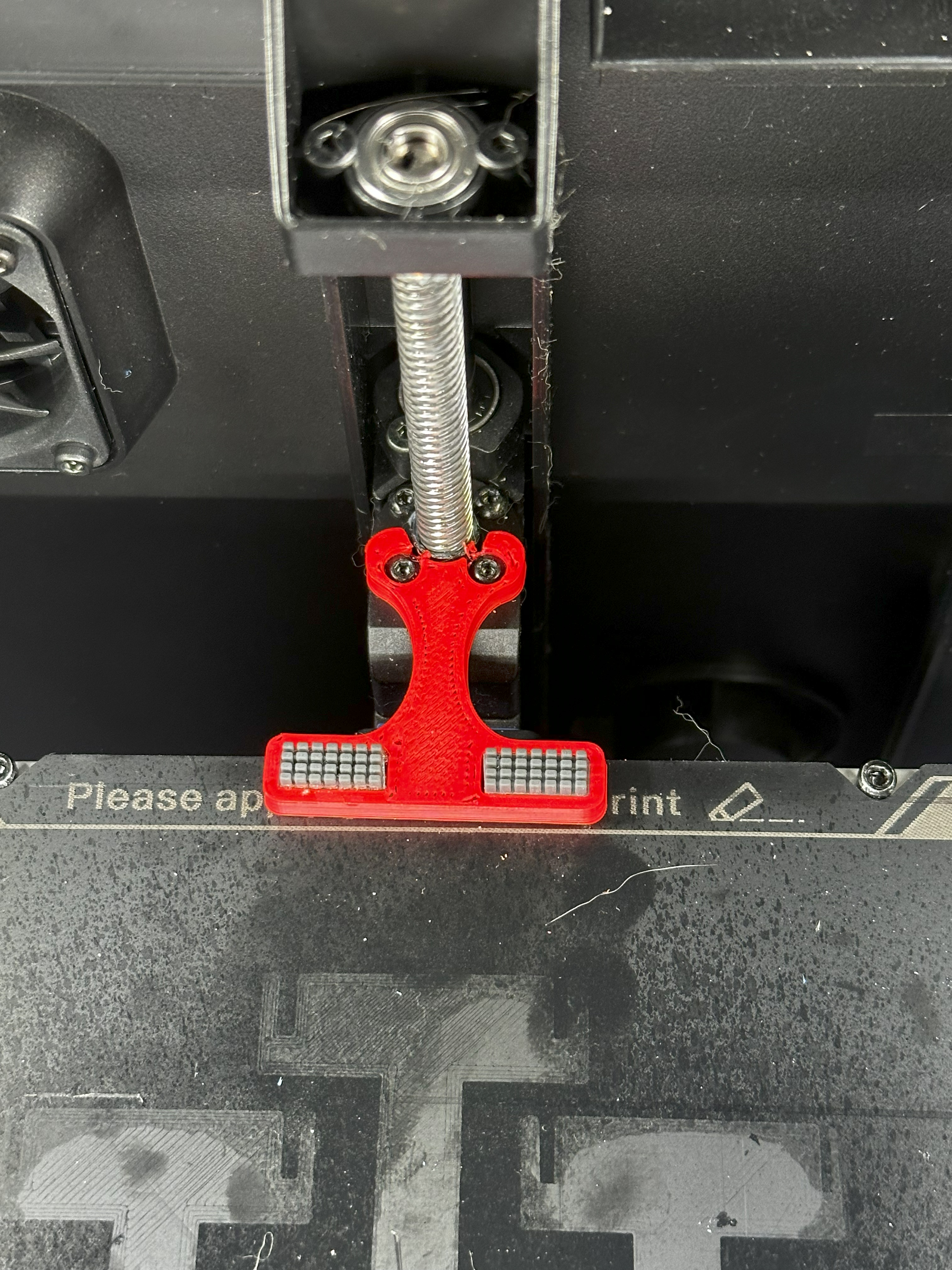 Upgrade for the K1 ONLY, The Alien nozzle wiper. Try at your own risk on other K1 variants.