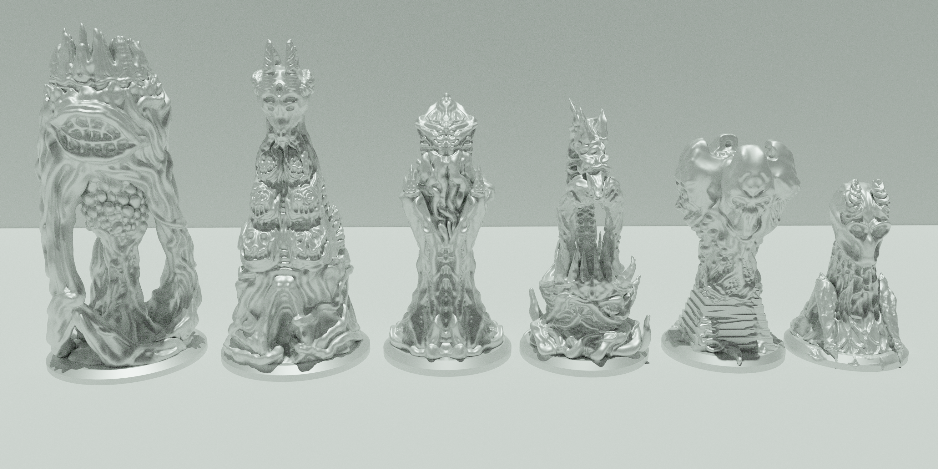 Lovecraft Chess Set V2