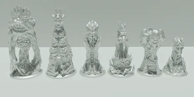 Lovecraft Chess Set V2