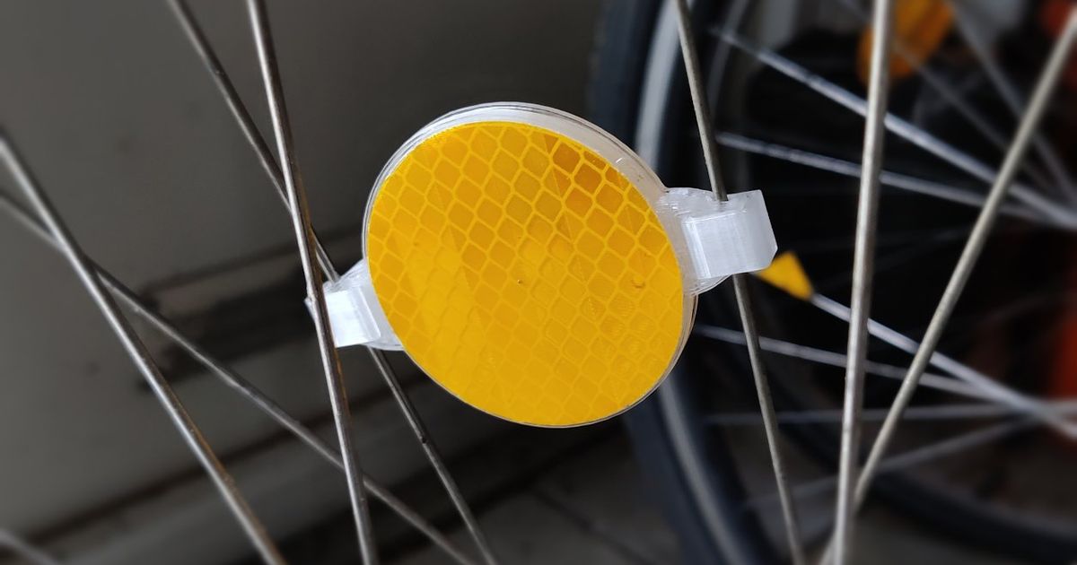 Bicycle Spoke Reflector by DrLex Download free STL model