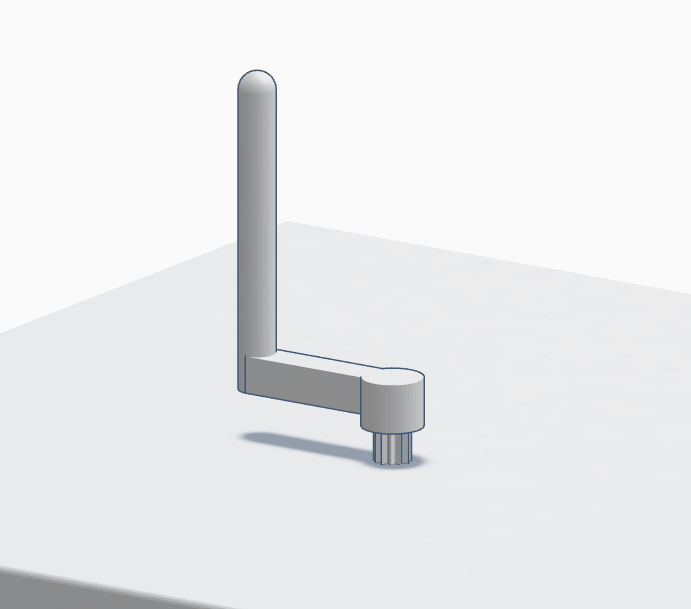 Miniatura 2 do modelo 3D Singer Sewing Machine Thread Spool Adapter