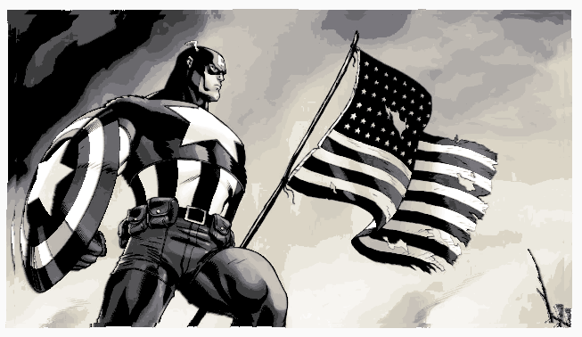 Captain America - Hueforge