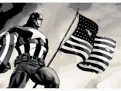 Captain America - Hueforge