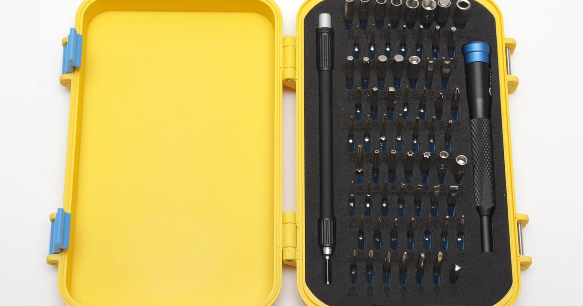 iFixit Mako Driver Kit Rugged Box by Whity Download free STL model