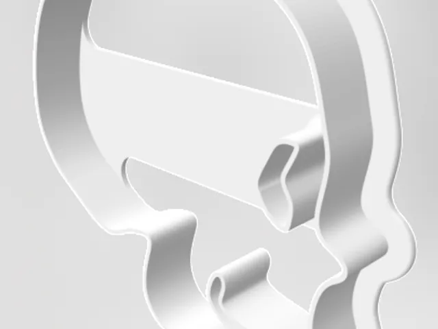 Halloween Cookie Cutter - Skull Profile