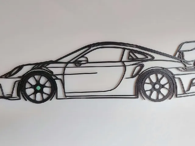 Magnetic wheels for Porsche ''GT3 RS 992 Silhouette'' by pino1021