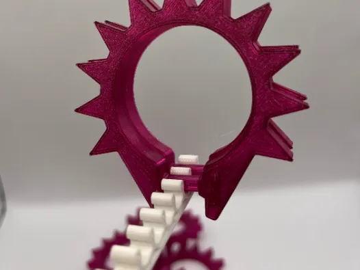 Eleven Spike Shower Shower Curtain Ring