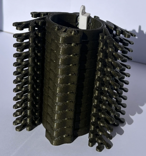 Frog Shower Curtain Ring by ThreeDeeByRusty Download free STL model