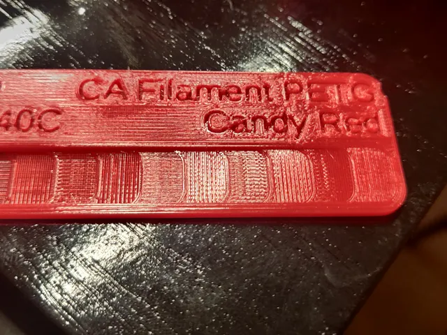 Customizable Filament Swatches for California Filaments PETG Colors